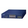 Switch gerido PLANET GS-2210-8P2S 8 portas Gigabit Ethernet 802.3at