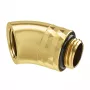 Adaptador Barrow 45° rotativo G1/4 polegadas rosca macho para G1/4 polegadas rosca fêmea TDWT45-B01 GO dourado