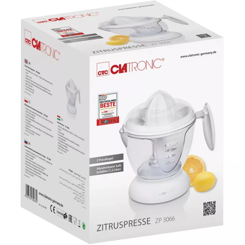 Clatronic ZP 3066 - espremedor de citrinos (262988)