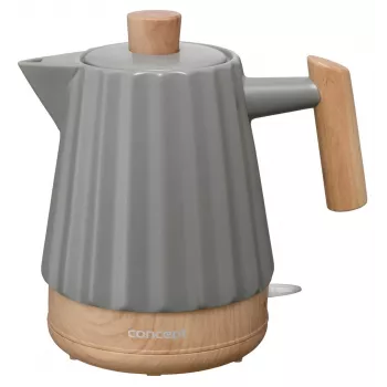 Chaleira elétrica de cerâmica Concept RK0092 1,5 l cinzento-escuro