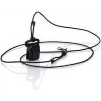 Cordão de segurança ASCOM compatível com d43 / d63 / i63 / d81 / Myco Handsets - preto (660201)
