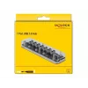 Hub USB DeLOCK 64088 Transparente USB 3.2 Gen 1 Micro-B