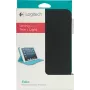Capa de proteção Logitech Folio - capa de proteção para tablet - carbono preto
