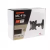 Suporte de parede para TV e monitor Maclean MC-416 13-32 30 kg inclinável rotativo máx. VESA 100x100 preto lacado a pó suporte universal LED OLED LCD