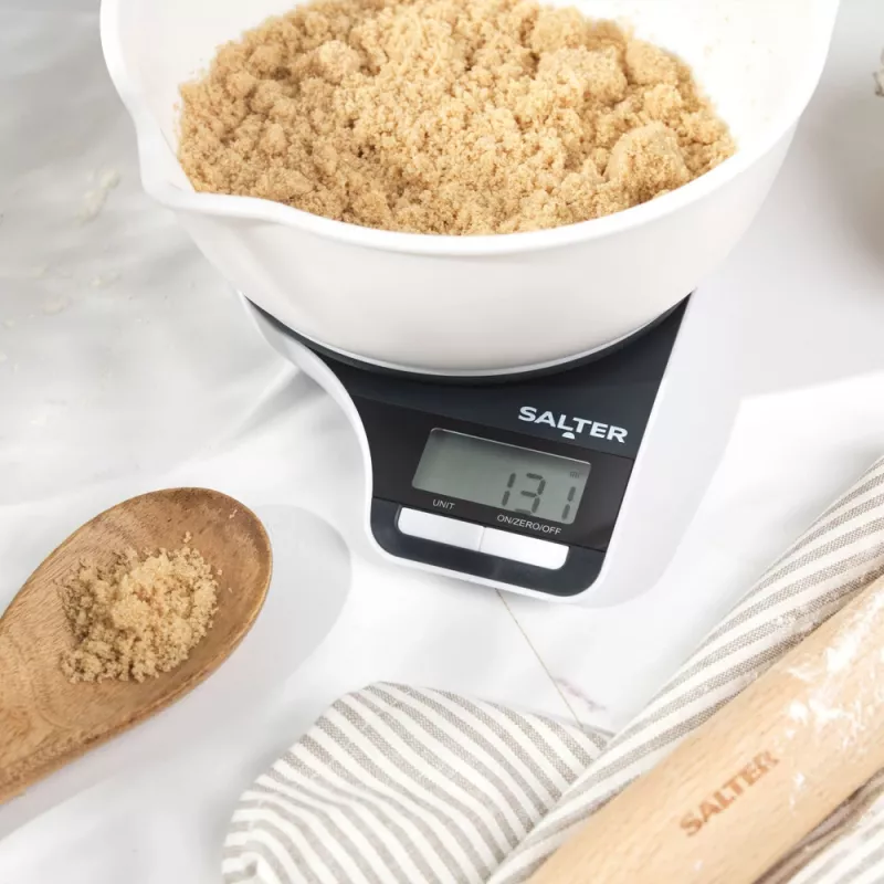 Balança de cozinha Salter Electronic Jugscale preto/branco