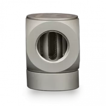 Thermal Grizzly DeltaMate Rotary FF90° – conector de refrigeração líquida, níquel mate, 1 unid. (TG-DM-FIT-0210)