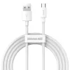 Cabo USB-A para Micro-USB-B Baseus TZCAMZJ-02 1,5 m branco