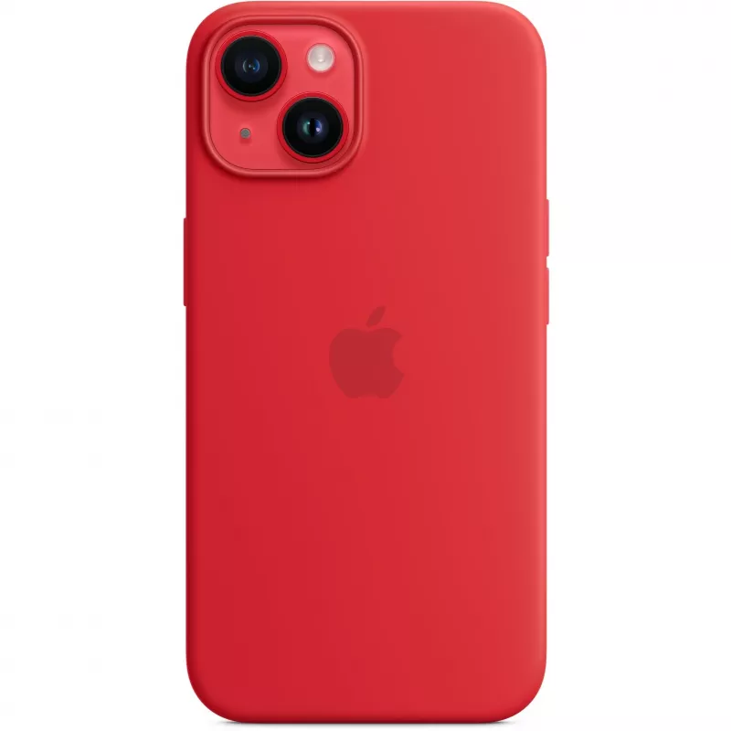 Apple iPhone 14 Capa de silicone com MagSafe, (PRODUCT)Red