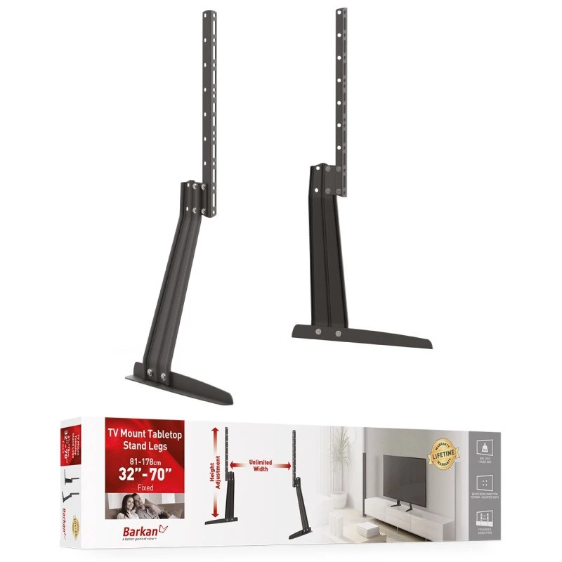 Suporte de TV Barkan Mounting Systems S40 70 polegadas preto capacidade 50 kg