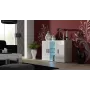 Aparador Cama Sideboard 120 cm SOHO S7 carvalho sonoma/branco brilhante