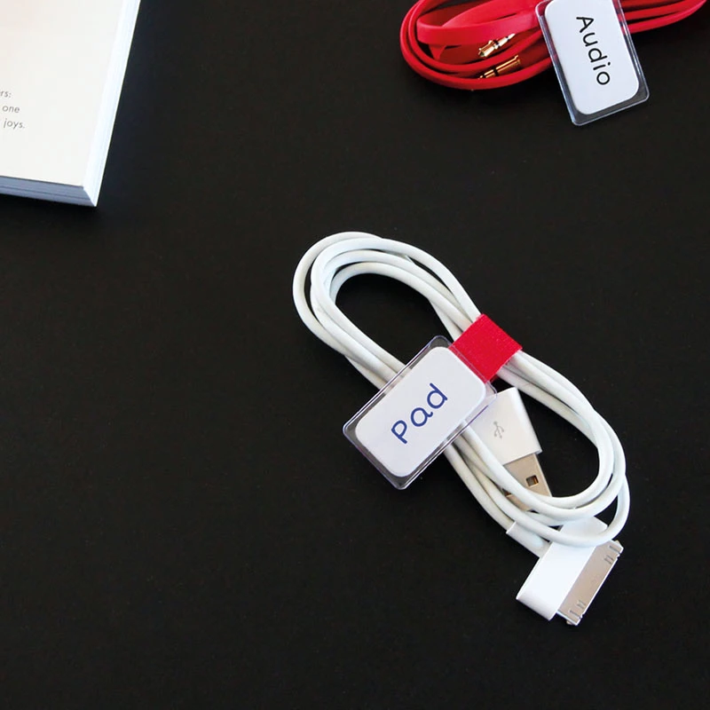 Abraçadeiras Label-the-cable LTC 2530 azul vermelho amarelo