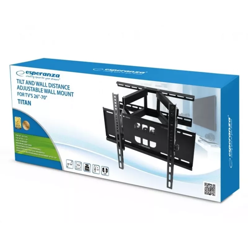 Suporte de parede para TV Esperanza TITAN para 26–70
