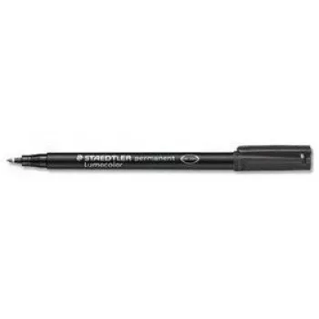 Marcador permanente ponta redonda Staedtler 317-9 preto