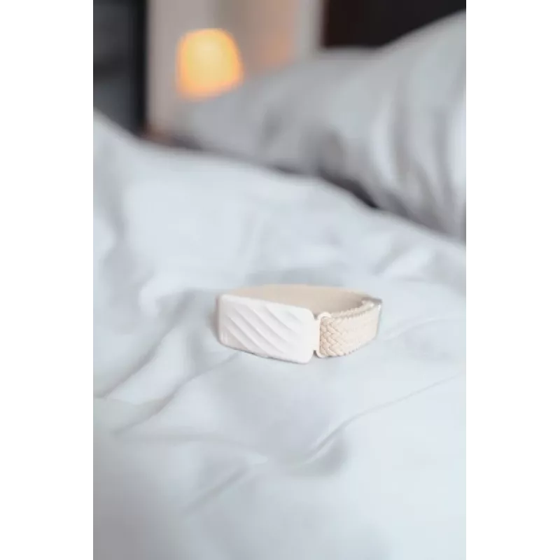 Pulseira de alarme silencioso WakeBand HoMedics SS-WB100CE-WW, creme