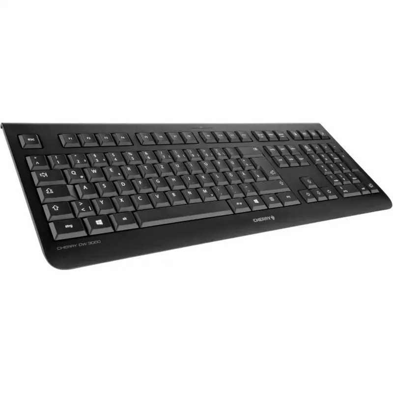 CHERRY DW 3000 teclado rato incluído universal RF sem fios QWERTZ alemão preto
