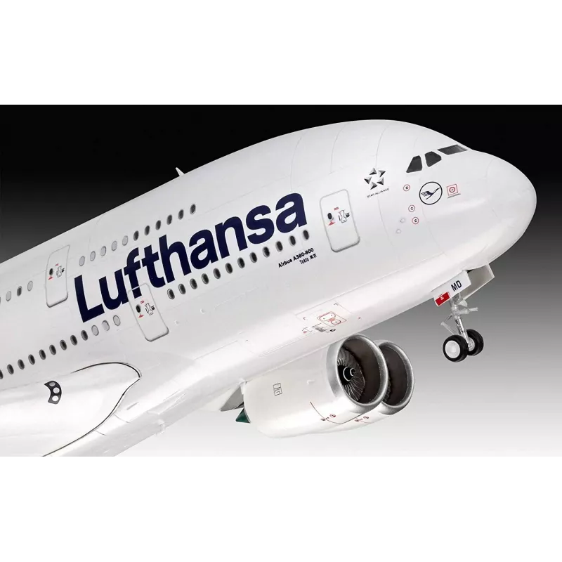 Modelo pré-montado Revell Airbus A380-800 Lufthansa New Livery