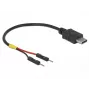 DeLOCK 85418 cabo de alimentação USB-C para 2x conectores pin header, 0,1 m