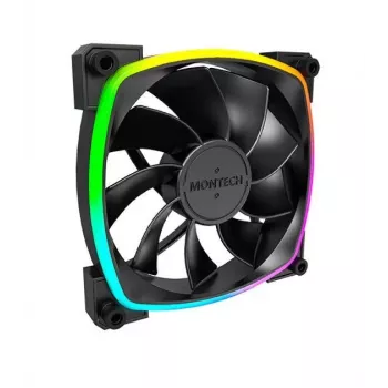 Ventoinha para caixa de computador Montech RX120 PWM 12 cm preto 3 unid.