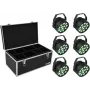 Conjunto de luz LED PAR EUROLITE 6x TCL Spot com mala de transporte, modelo TDV-1