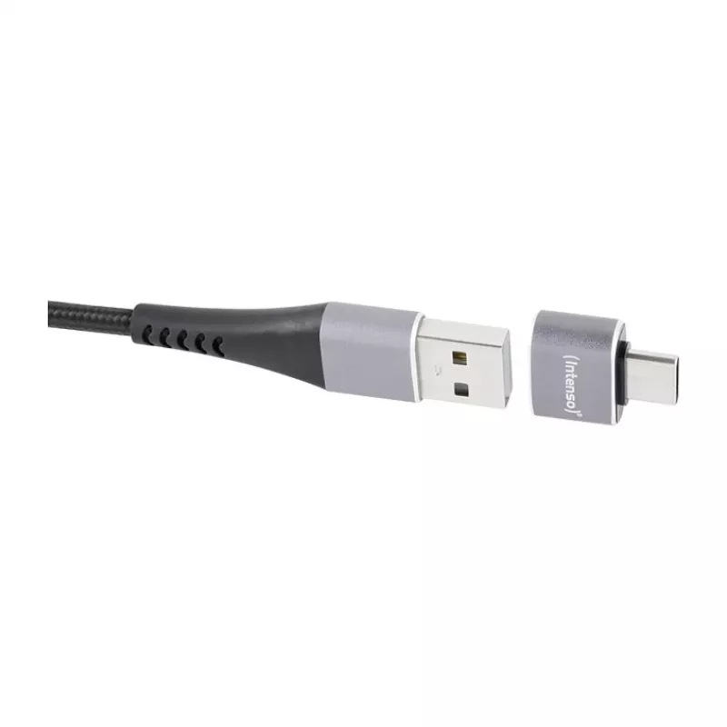 Intenso pack de 3 adaptadores USB USB-A -> USB-C C480C alumínio