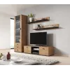 Cama Meble SOHO 140 móvel de TV, carvalho Lefkas/preto