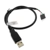 Cabo USB Akasa 0,4 m USB A Preto