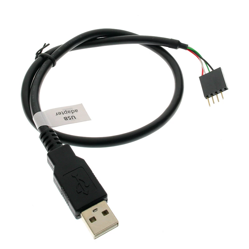 Cabo USB Akasa 0,4 m USB A Preto