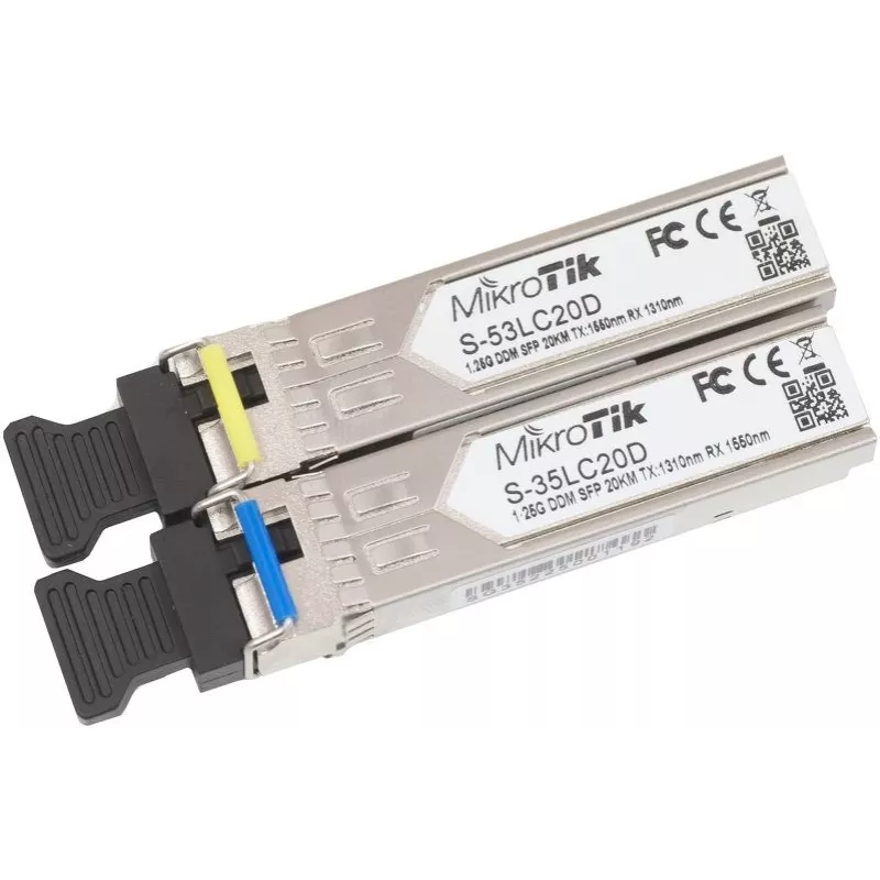 Módulo transceptor de rede Mikrotik S-3553LC20D 1250 Mbit/s SFP