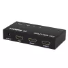 Divisor de vídeo HDMI SAVIO CL-42 — 2 saídas HDMI, 1920x1080, cor de 36 bits, caixa metálica, 5V/1A