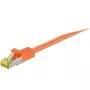 Cabo de rede Goobay 91588 RJ-45 Cat7 1 m laranja