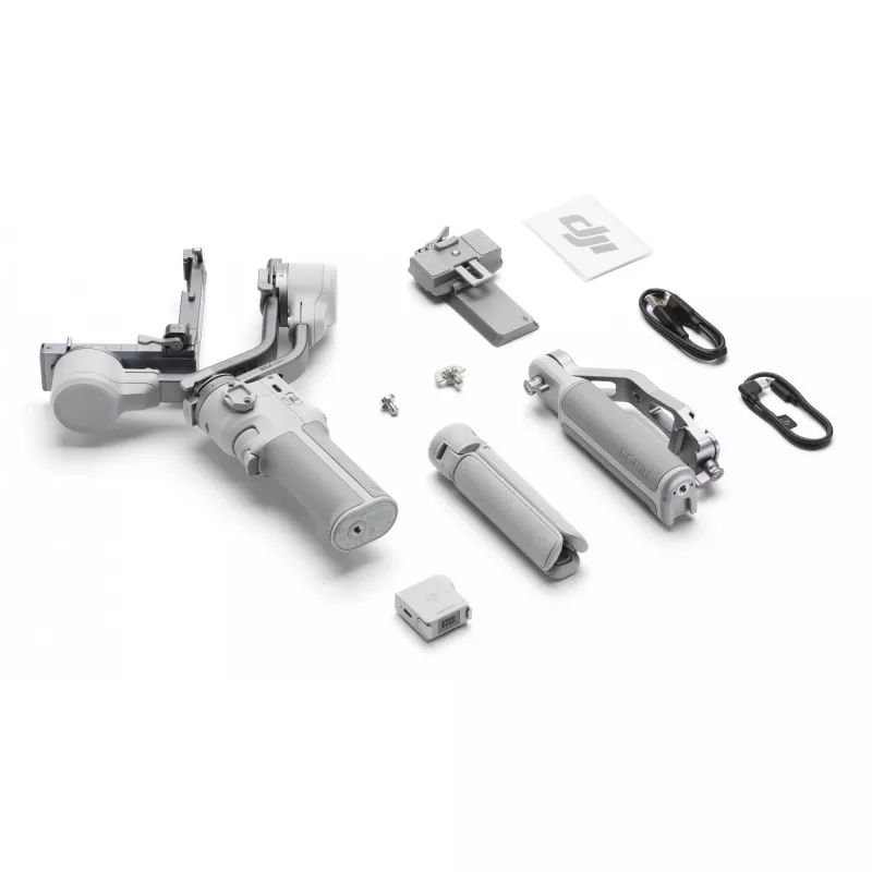Estabilizador Gimbal DJI RS 4 Mini Combo — estabilizador de mão compacto e leve para câmaras sem espelho