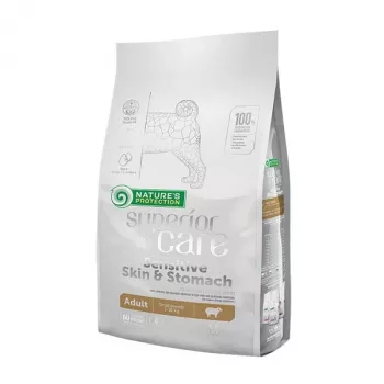 Comida seca para cães nature's protection Superior Care Skin & Stomach Adult Small Lamb 1.5 kg, para raças pequenas