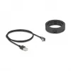 Carregador de interior DeLOCK 66284 smartphone preto USB sem fios