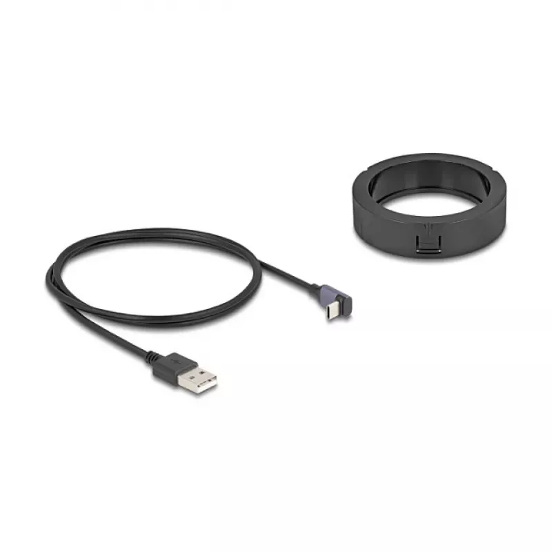 Carregador de interior DeLOCK 66284 smartphone preto USB sem fios
