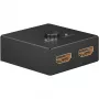 Goobay 58485 Comutador HDMI manual 2 para 1, 4K 30 Hz, Preto