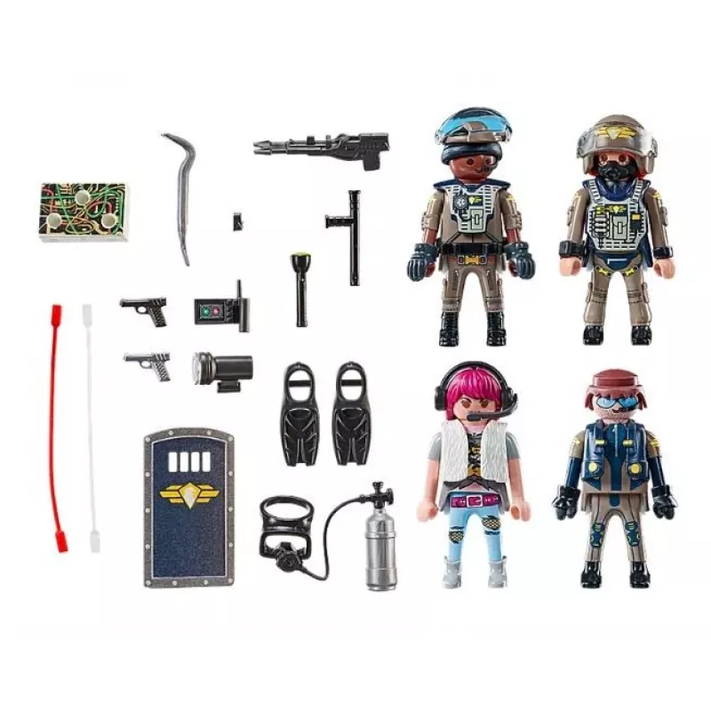 Conjunto de brincar de ação e aventura Playmobil City Action 71146 idade 5–10