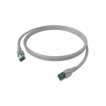 EasyLan FlexBoot FTP Cat.6a saCon 1m - 1 m - Cat6a - F/UTP (FTP) - RJ-45 - RJ-45 - Cinzento