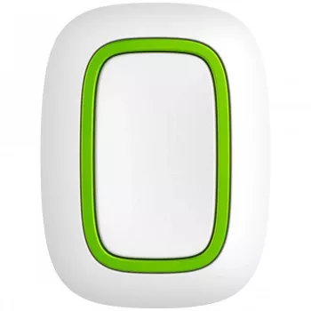 Botão Ajax botão de pânico sem fios para alarme branco 35 mm x 13 mm x 47 mm