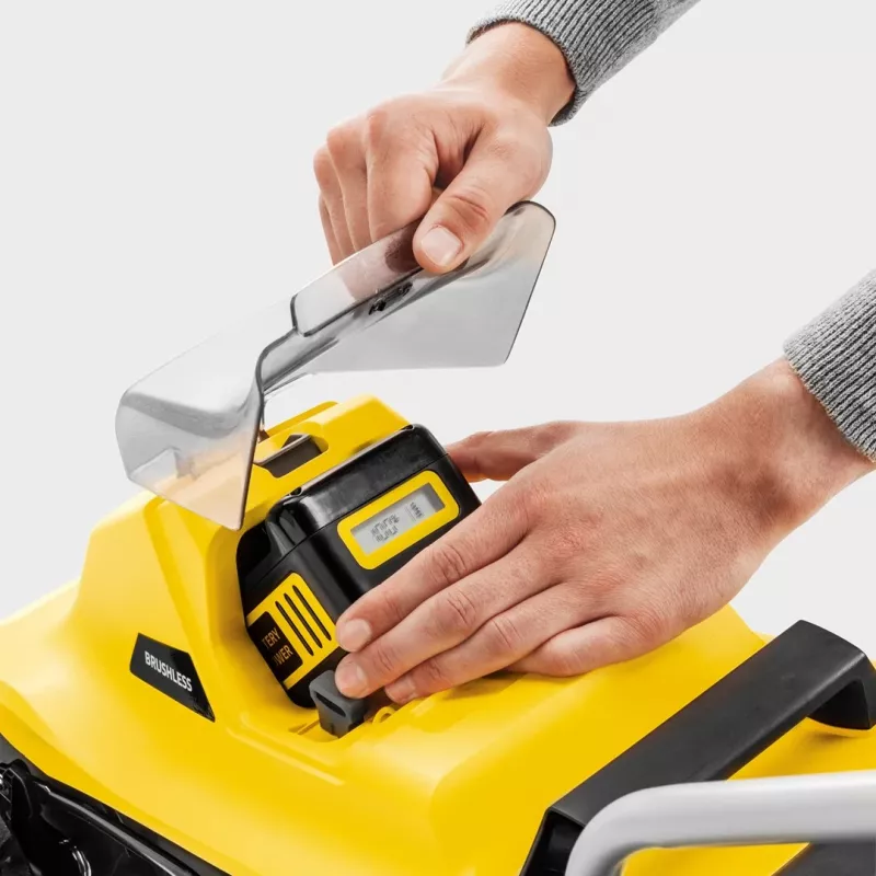 Corta-relvas com bateria KARCHER LMO 2-18 (1.445-400.0) preto, amarelo