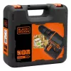 Black & Decker BDCDC18KB-QW, berbequim de punho de pistola, 1 cm, 2,5 cm, 1 cm, 650 rpm, 30 N·m