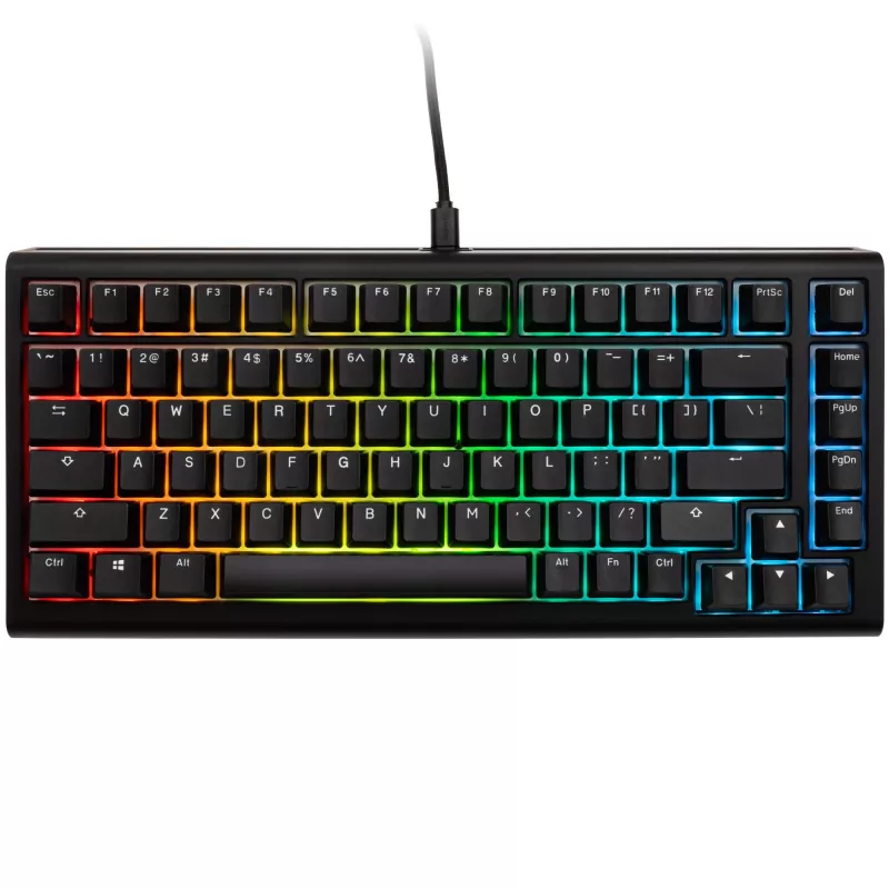 Teclado Ducky Tinker 75 Gaming USB Inglês Americano Preto
