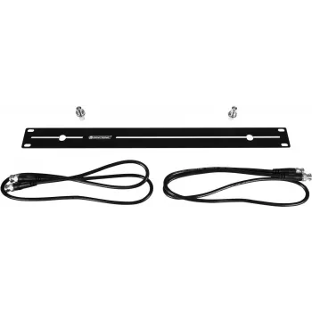 Conjunto BNC para rack Omnitronic 13063048 — frontal 1HE de 19 polegadas para conectores BNC