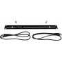 Conjunto BNC para rack Omnitronic 13063048 — frontal 1HE de 19 polegadas para conectores BNC