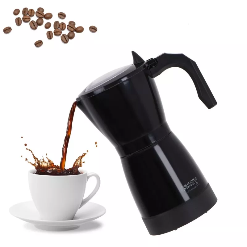 Cafeteira moka elétrica Camry CR 4415b 0,5 L, 480 W, preta