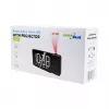Rádio-relógio LED digital GreenBlue GB172 com sintonizador FM, projetor, termómetro, alimentação USB 5V e CR2032