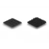 Pontos de velcro DeLOCK quadrados autoadesivos 64 unid. preto