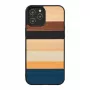 Capa protetora Man and Wood para iPhone 12 Pro Max, preto