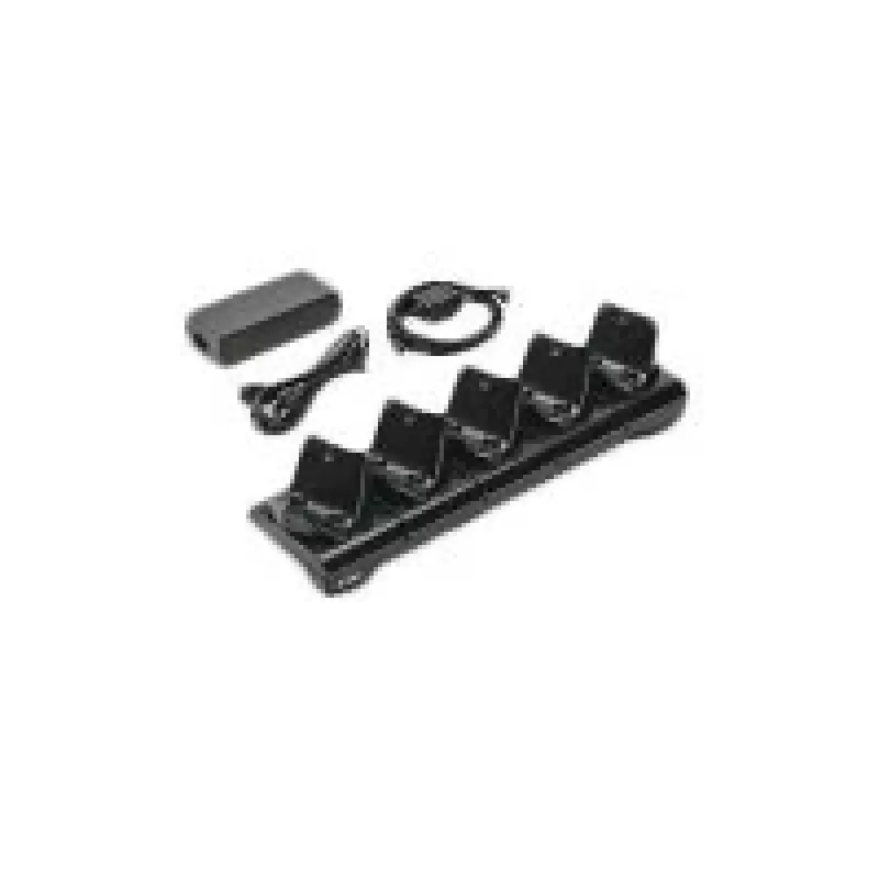 Carregador de bateria Zebra CRD-MPM-5SCHGEU1-01, corrente de rede, interior, preto, inclui cabo DC