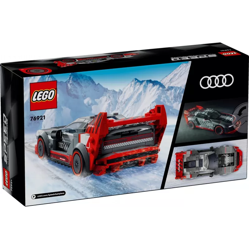 Lego Speed Champions 76921 Audi S1 E-Tron Quattro conjunto de construção de carro de corrida