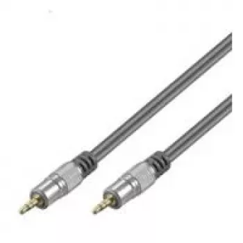 Wentronic Home Theater HT 95-0250 - cabo de áudio - mini-jack estéreo 3,5 mm (M) - mini-jack estéreo 3,5 mm (M) - 2,5 m - isolamento duplo (52567)